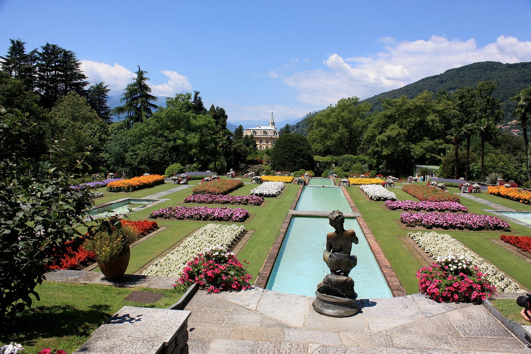 The gardens of Villa Taranto in Verbania